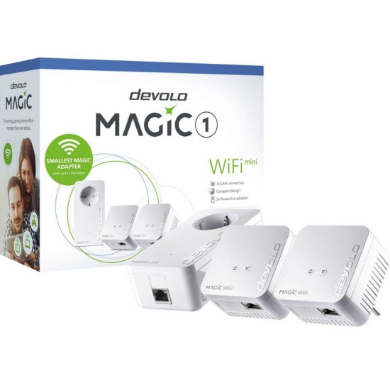DEVOLO σύστημα Mesh Wi-Fi Magic 1 Wi-Fi Mini Multiroom Kit