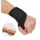 Hurtel Velcro fabric stabilizer left wrist orthosis band black (9 inches)