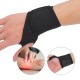 Hurtel Velcro fabric stabilizer left wrist orthosis band black (9 inches)