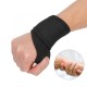 Hurtel Velcro fabric stabilizer right wrist orthosis band black (9 inches)