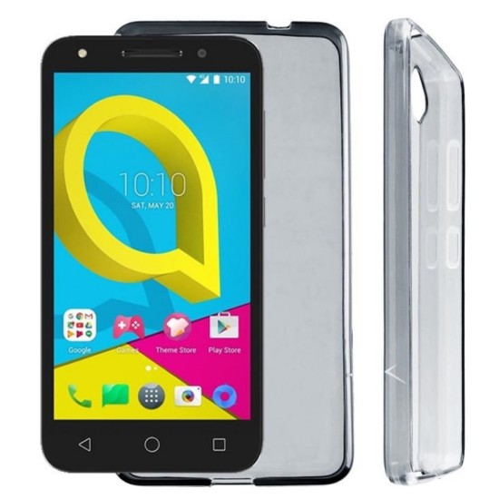 Θήκη Σιλικόνης Alcatel U5 5044 Smoke Γκρι