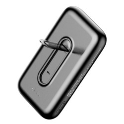 USAMS power bank PB51 με stand, 4000mAh, USB & ασύρματη φόρτιση, μαύρο
