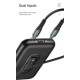 USAMS power bank PB51 με stand, 4000mAh, USB & ασύρματη φόρτιση, μαύρο