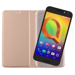 Θήκη Βook Alcatel A3 Χρυσό