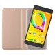 Volte-Tel Θήκη Alcatel A5 LED 5.2" Book Magnet Stand Χρυσό