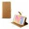 Volte-Tel Θήκη Universal 5.9"-6.9" 16x8cm Book Silicone Χρυσό