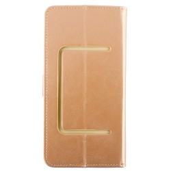 Volte-Tel Θήκη Universal 5.9"-6.9" 16x8cm Book Silicone Χρυσό