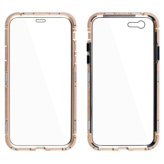 Θήκη Magnetic K Tempered iPhone 6S Plus Χρυσό