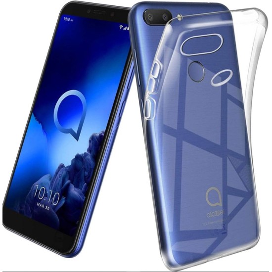 Θήκη Σιλικόνης Alcatel 1S 2019 5024D Διάφανη