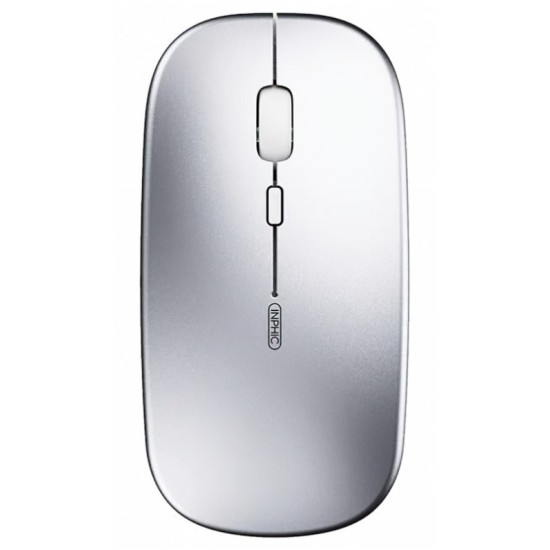 Inphic M2B Wireless Silent Mouse Bluetooth (Silver)
