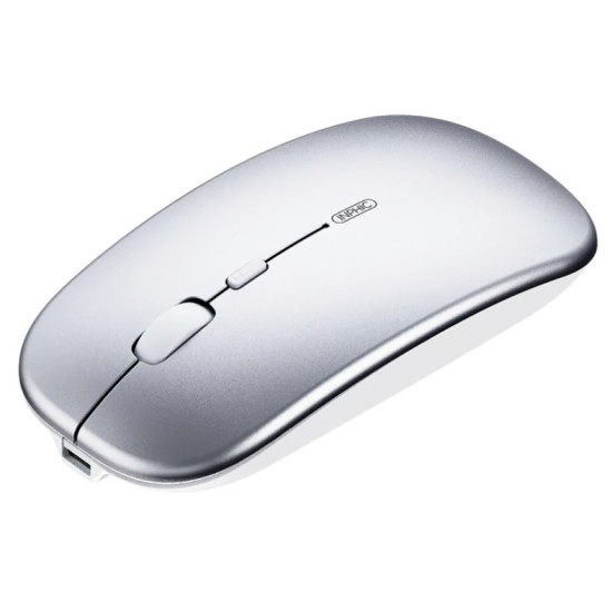 Inphic M2B Wireless Silent Mouse Bluetooth (Silver)