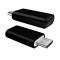 Powertech Adapter OTG Micro USB 2.0 male σε USB Type-C Female , Μαύρο