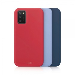 Fonex Rainbow 3 Pack TPU Case 0.6mm Samsung A02s Backcover Ανοιχτό Μπλε, Κόκκινο, Μπλε