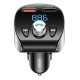 Joyroom FM transmitter με οθόνη JR-CL02, 2x USB, SD card, 18W, Μαύρο