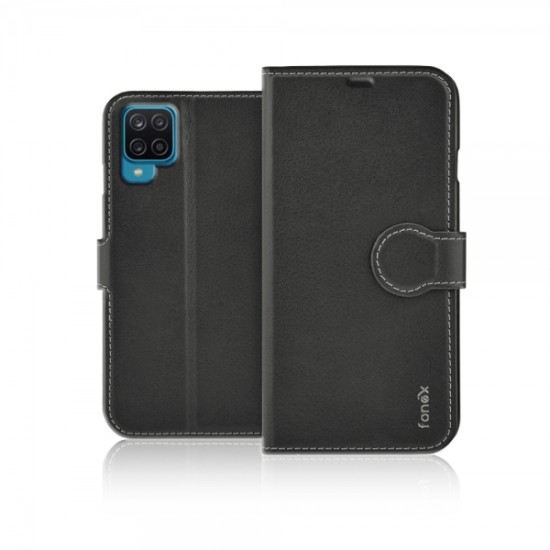 Fonex Book Identity Samsung A12 Μαύρο
