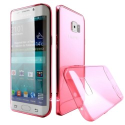 Θήκη Σιλικόνης για Samsung S6 Edge Ροζ