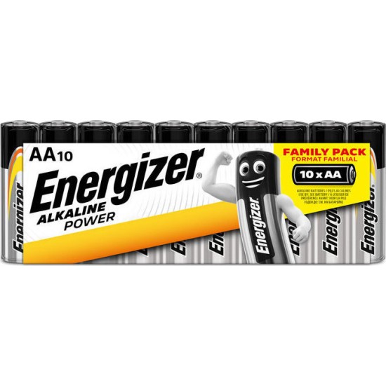 Energizer αλκαλικές μπαταρίες AA LR06 (10 Τεμάχια)