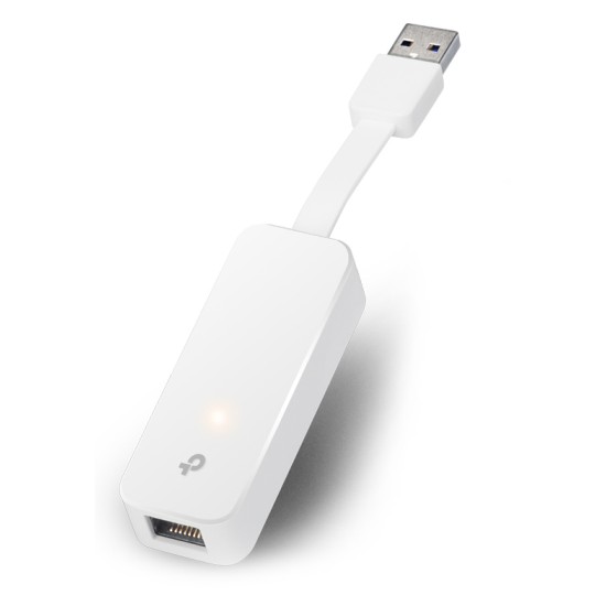 TP-Link Network Adapter UE300 USB 3.0 σε GbE 10/100/1000Mbps, Ver. 3.0 Λευκό