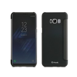 Muvit Book Crystal Touchfront Samsung S8 Μαύρο