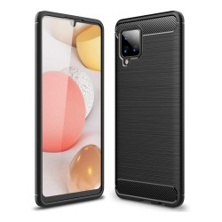 Powertech θήκη Carbon Flex MOB-1591 για Samsung Galaxy A42 5G, Μαύρο