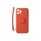 Back Case Silicon Ring iPhone 12 Pro Max 6,7' Κόκκινο