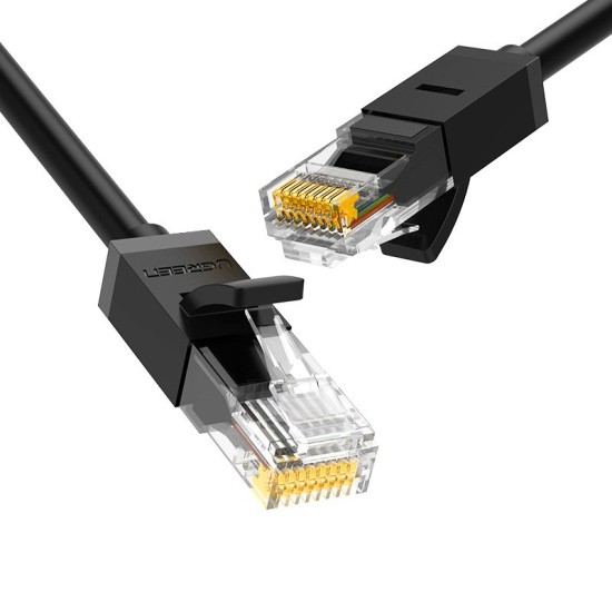 Ugreen Ethernet patchcord cable RJ45 Cat 6 UTP 1000Mbps 10m (20164) Μαύρο