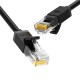 Ugreen Ethernet patchcord cable RJ45 Cat 6 UTP 1000Mbps 10m (20164) Μαύρο