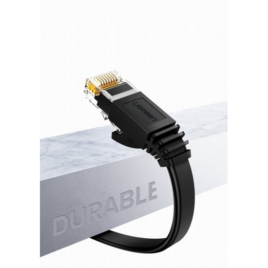 Ugreen Ethernet patchcord cable RJ45 Cat 6 UTP 1000Mbps 10m (20164) Μαύρο