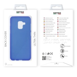 Θήκη Senso Soft Touch Samsung A6 Plus 2018 Μπλε
