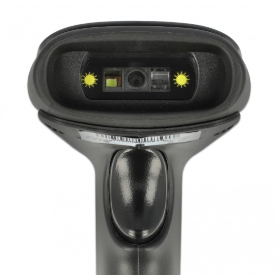 DELOCK barcode scanner 1D & 2D 90562, 2.4 GHz/Bluetooth/USB, Μαύρο