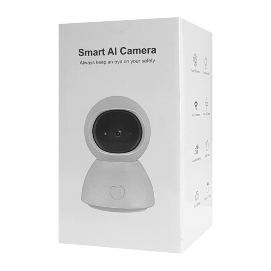 SECTEC ασύρματη smart κάμερα ST-288-2MTY-SB, 2MP, WiFi, TF/Cloud