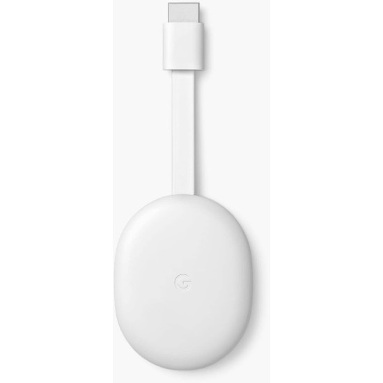 Google Smart TV Stick Chromecast with Google TV 4K UHD με Bluetooth / Wi-Fi / HDMI Snow και Google