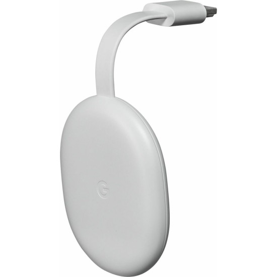 Google Smart TV Stick Chromecast with Google TV 4K UHD με Bluetooth / Wi-Fi / HDMI Snow και Google