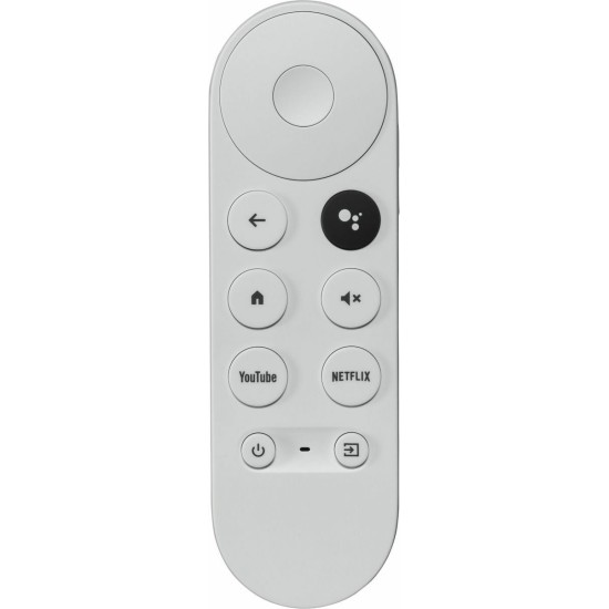 Google Smart TV Stick Chromecast with Google TV 4K UHD με Bluetooth / Wi-Fi / HDMI Snow και Google