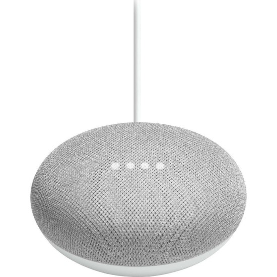 Google Nest Mini (2nd Gen) Chalk Smart Hub Συμβατό με Google Home