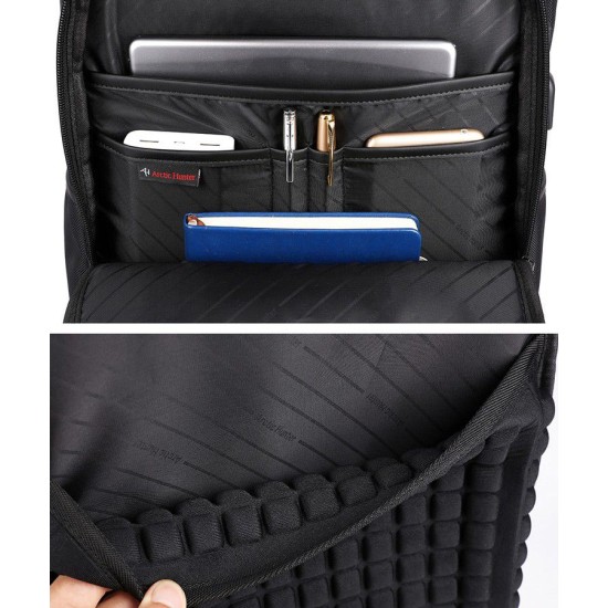 ARCTIC HUNTER τσάντα πλάτης B00113C-BK με θήκη laptop 15.6