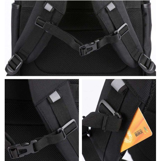 ARCTIC HUNTER τσάντα πλάτης B00113C-BK με θήκη laptop 15.6