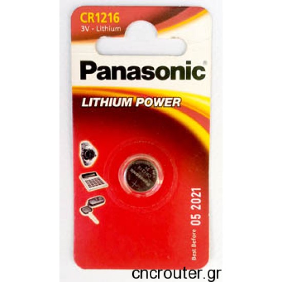Panasonic Μπαταρία Λιθίου CR1216 CoIn Battery - 3V