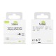 Lime Regular USB 2.0 Cable USB-C male - Lightning longer tip 1m (LCL01) Λευκό
