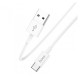 Καλώδιο σύνδεσης Hoco X64 Lightweight Combination Set USB σε USB-C έως 3Α 1.0m Λευκό