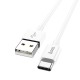 Καλώδιο σύνδεσης Hoco X64 Lightweight Combination Set USB σε USB-C έως 3Α 1.0m Λευκό