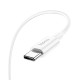 Καλώδιο σύνδεσης Hoco X64 Lightweight Combination Set USB σε USB-C έως 3Α 1.0m Λευκό