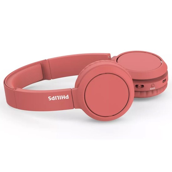 Bluetooth Ακουστικά Stereo Philips TAH4205RD/00 με Μικρόφωνο για Κινητά Τηλέφωνα και Συσκευές Ήχου