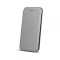 Θήκη Senso Oval Stand Book για Samsung A12/M12 Ασημί