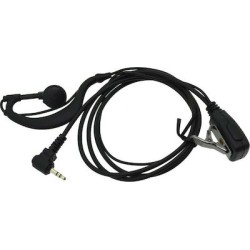 Hands Free Mono Ancus HiConnect 2.5mm με πλήκτρο απάντησης για Walkie Talkie Bulk Μαύρο