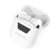 Borofone BW05 Earbud Bluetooth Handsfree Ακουστικά με Θήκη Φόρτισης Λευκά