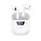 Borofone BW05 Earbud Bluetooth Handsfree Ακουστικά με Θήκη Φόρτισης Λευκά