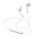 Borofone BE22 Earbud Bluetooth Handsfree Ακουστικά με Αντοχή στον Ιδρώτα Λευκά
