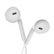 Borofone BE22 Earbud Bluetooth Handsfree Ακουστικά με Αντοχή στον Ιδρώτα Λευκά