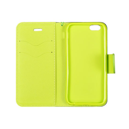 Fancy Wallet Δερματίνης Galaxy A52 4G / A52 5G / A52s Μπλε - Λαχανί